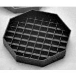 Bandeja de Goteo Octogonal, 6x6, Negro